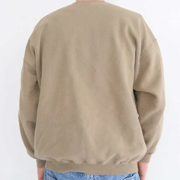 VTG 90'S Gilden  Activewear Heavyweight Lighthouses Sand Crew Neck Sweater XL - Picture 2 of 9